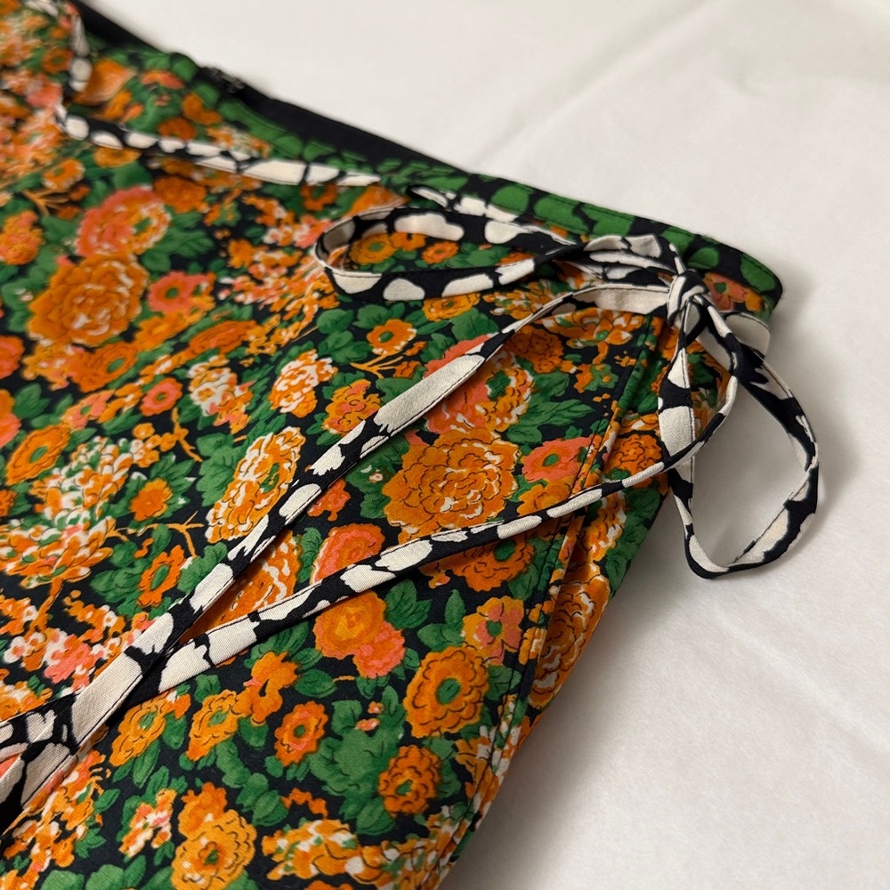 Coach Multicolor Floral paneled Skirt size 2 - Picture 13 of 16